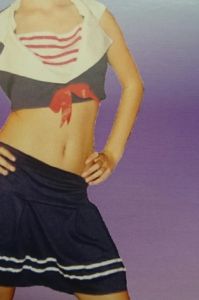 Kids Costumes to Hire - Sailor Girl - Skirt & top